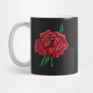 Inked Rose Mug